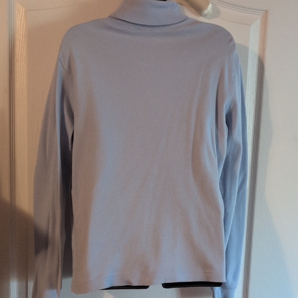 Snowmen Light Blue Turtleneck - Picture 3 of 6